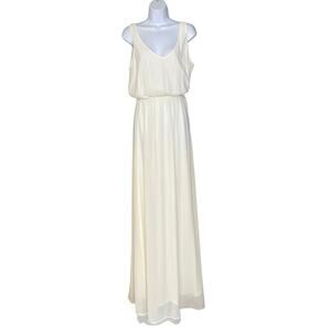 Show Me Your MuMu Kendall Maxi Dress M White NWT